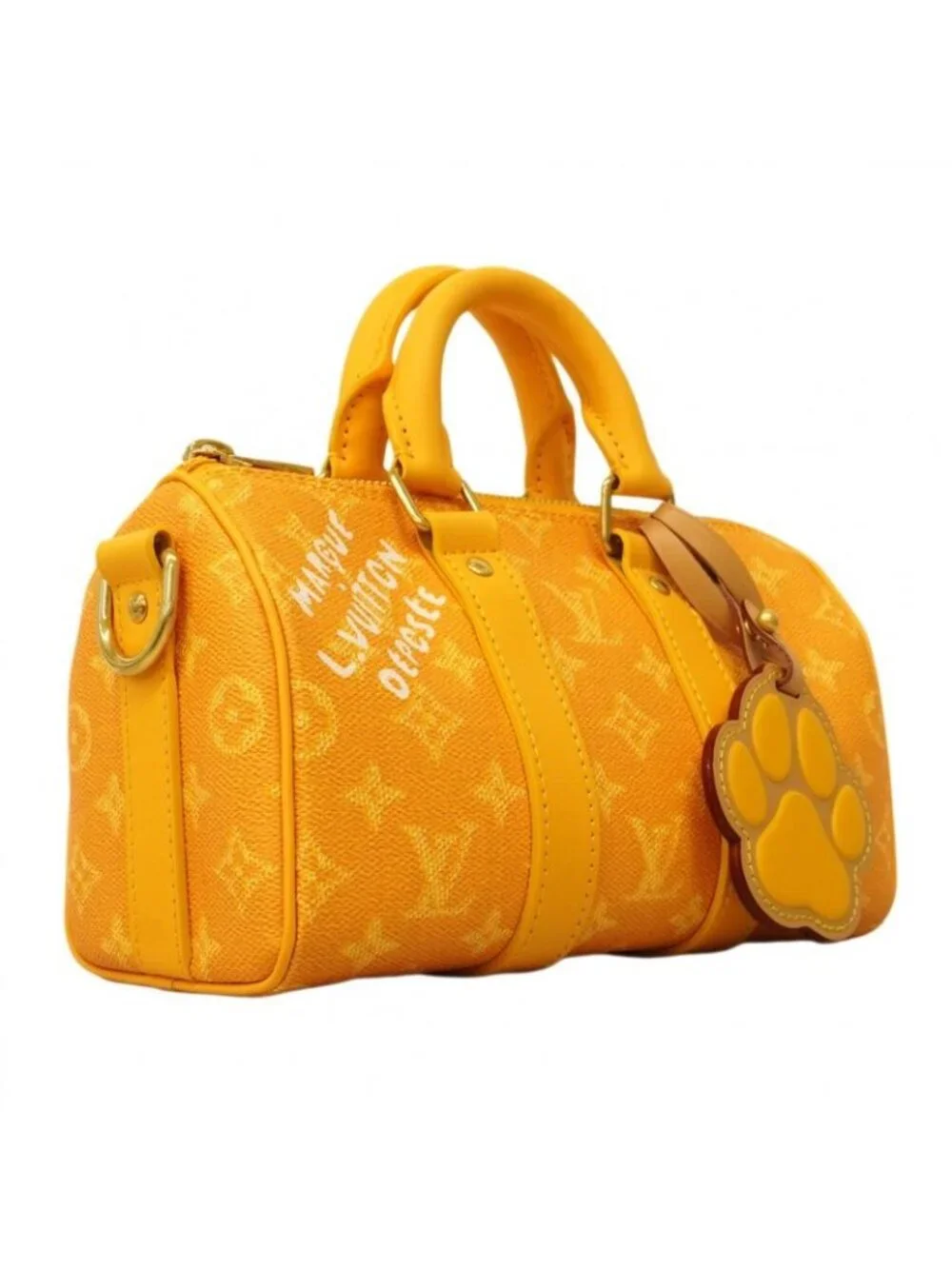 Louis Vuitton Handbag Monogram Heritage Keepall Bandouliere 25 Joanne Matte - Picture 2 of 9